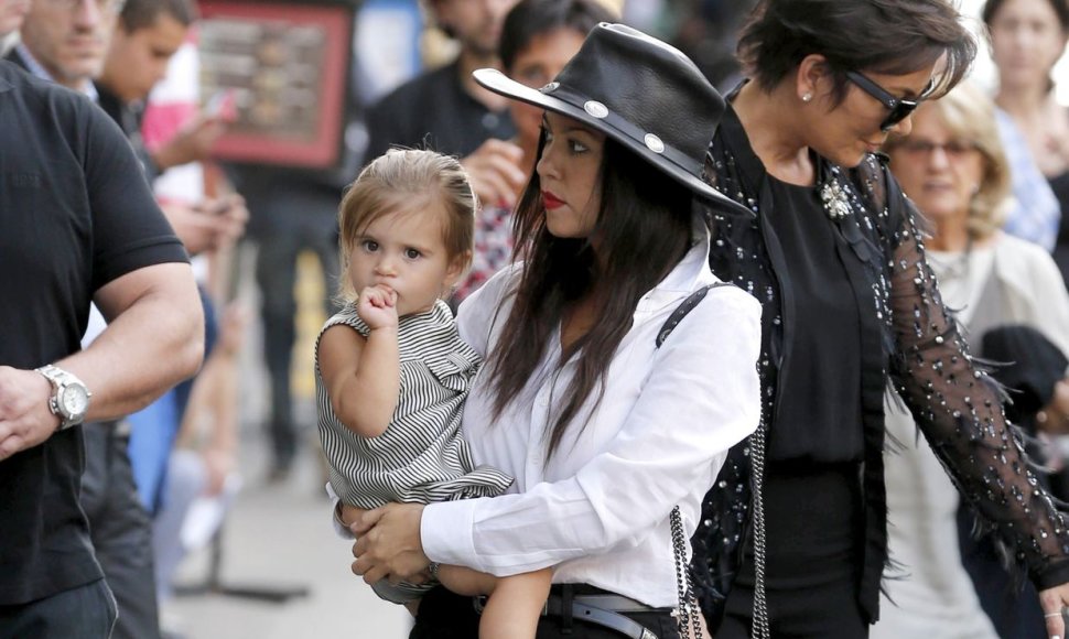 Kourtney Kardashian su dukra Penelope