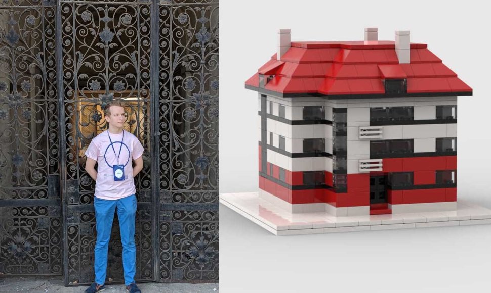 Rokas Mikšriūnas iš „Lego“ konstruoja pastatus