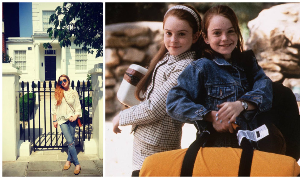 Lindsay Lohan sugrįžo į namus, kur buvo filmuojami „Spąstai tėvams“