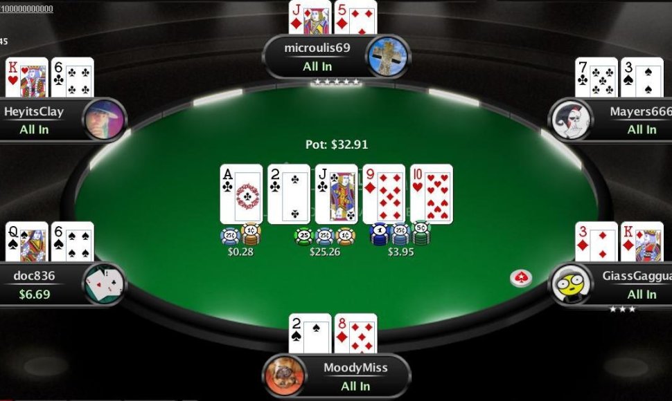 100 milijardinis padalijimas „PokerStars“ kambaryje