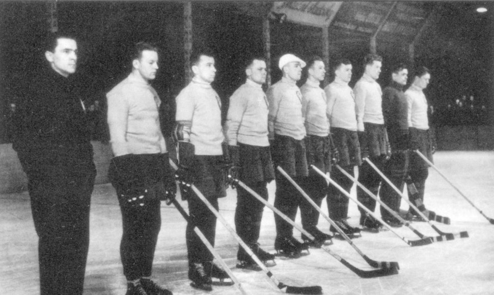 Lietuvos ledo ritulio rinktinė 1938 metais