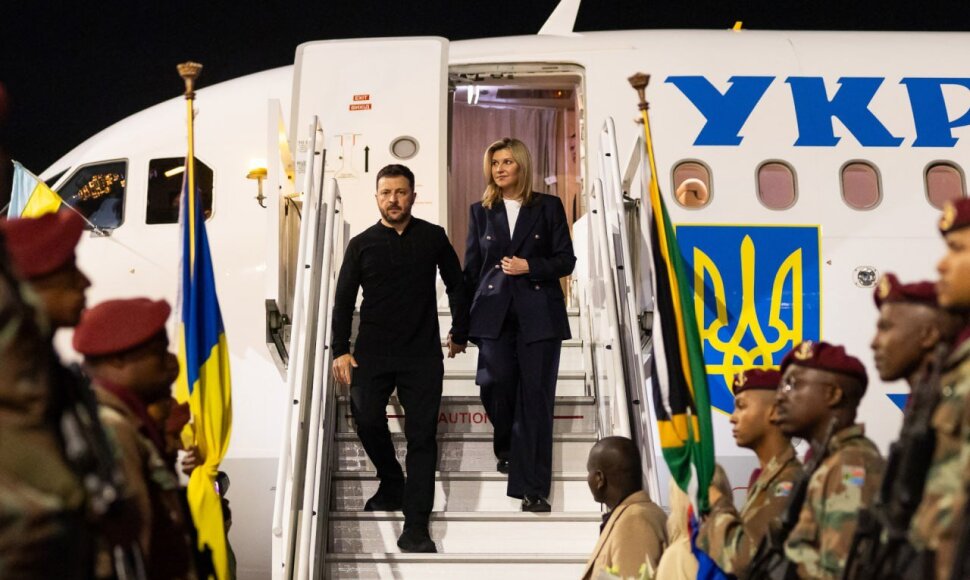 Volodymyras Zelenskis ir Olena Zelenska