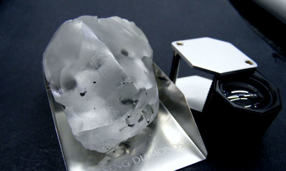 Lesote rastas penktas pagal dydį pasaulyje deimantas