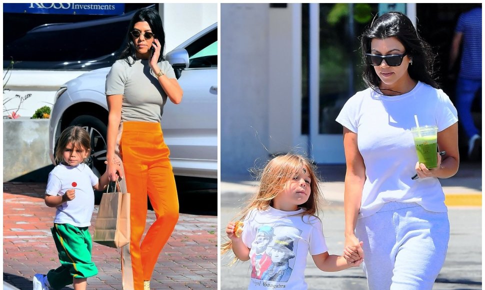 Kourtney Kardashian su sūnumi Reignu Ashtonu Disicku