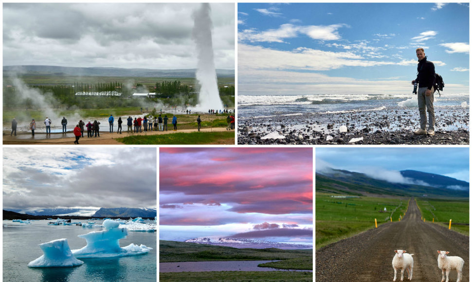 Lediniai-ugniniai gamtos pokštai Islandijoje