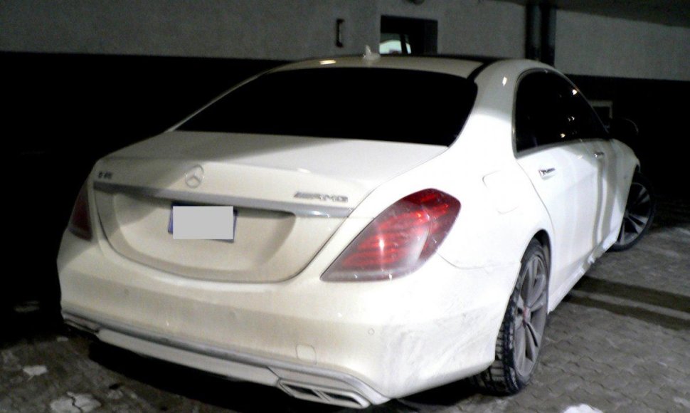 Lietuvoje pavogtas „Mercedes Benz S350“