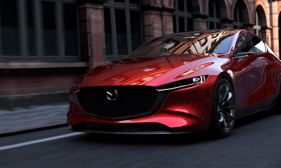 Tokijo automobilių parodoje „Mazda“ demonstruoja du koncepcinius modelius – „Kai Concept“ ir „Vision“.