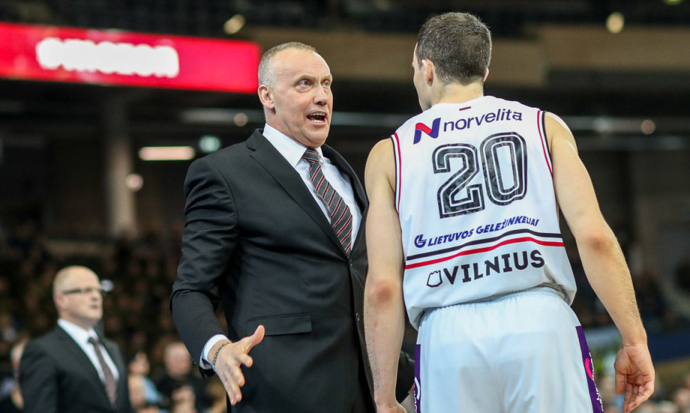 Rimas Kurtinaitis ir Jimmy Baronas