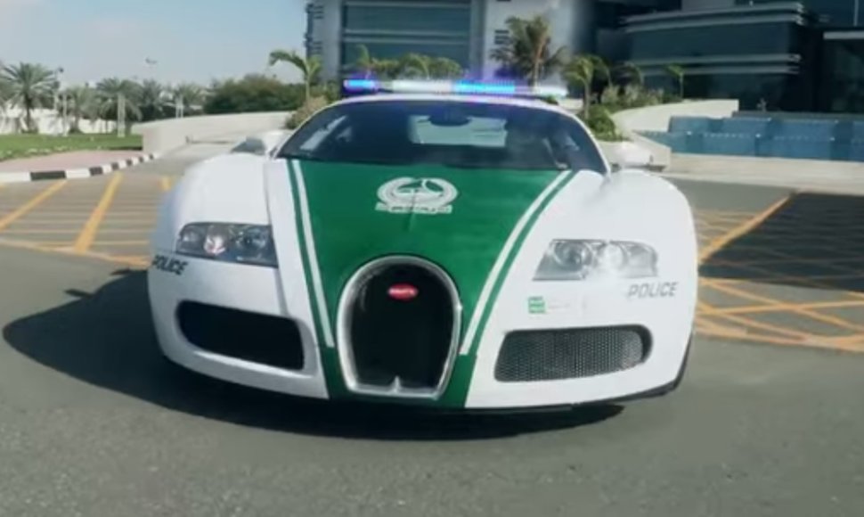 Dubajaus policijos „Bugatti Veyron“