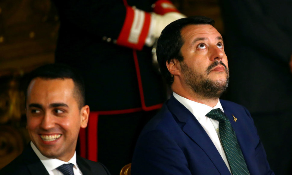 Luigi Di Maio ir Matteo Salvini