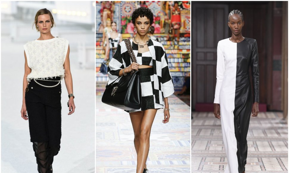 „Chanel“, „Dolce & Gabbana“, „Gabriela Hearst“ 2021 m. pavasario ir vasaros kolekcijų modeliai