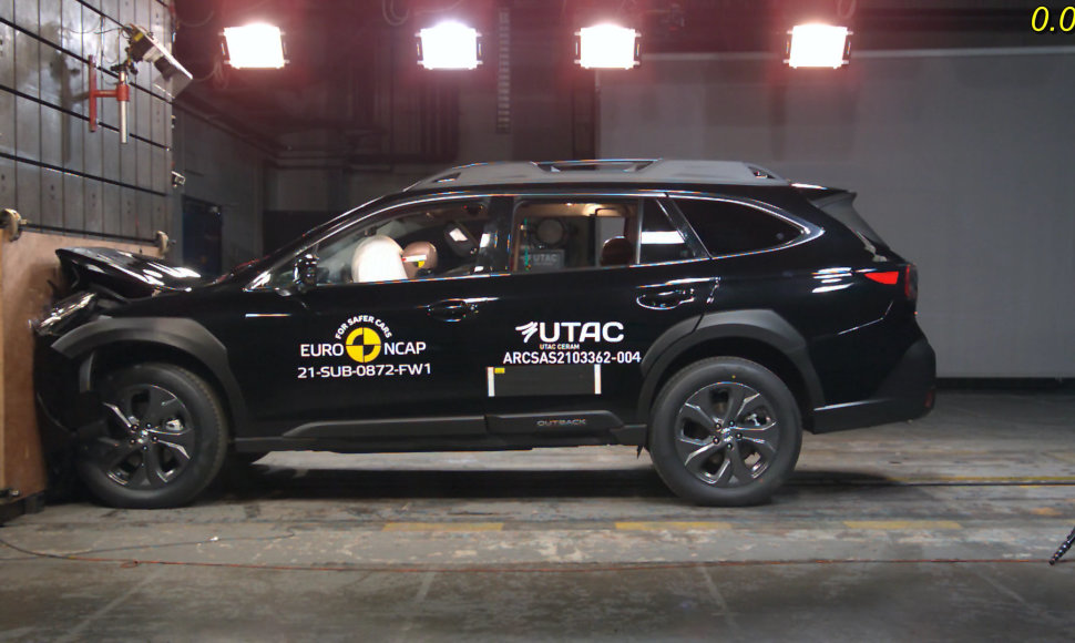 Naujasis „Subaru Outback“ gavo „EuroNCAP“ saugumo įvertinimą