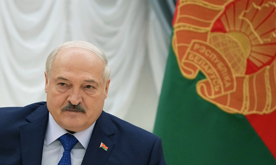 Autoritarinis Baltarusijos prezidentas Aliaksandras Lukašenka