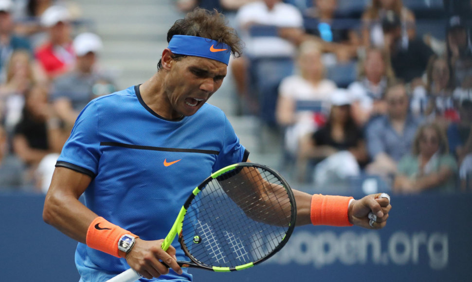 Rafaelis Nadalis „US Open“ čempionato aštuntfinalyje krito prieš Lucasą Pouille