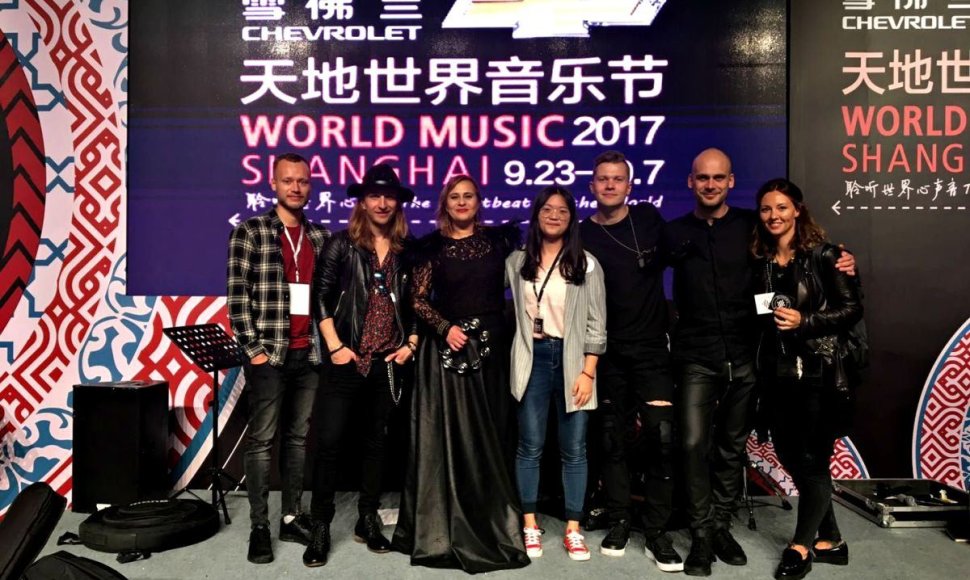 Grupė „Žalvarinis“ Šanchajaus muzikos festivalyje