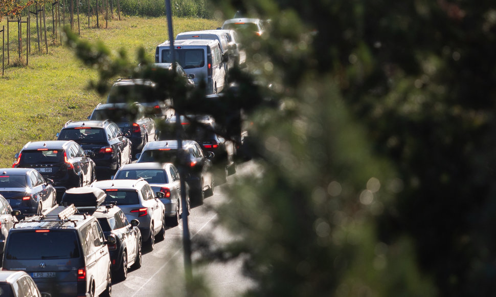 Automobilių spūstys Vilniuje