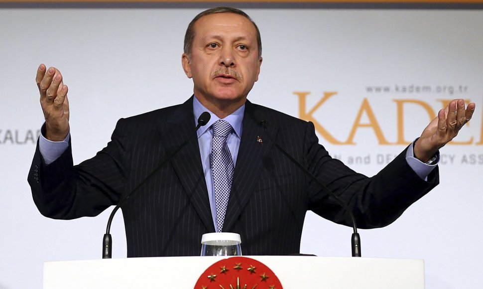 Turkijos prezidentas Recepas Tayyipas Erdoganas 