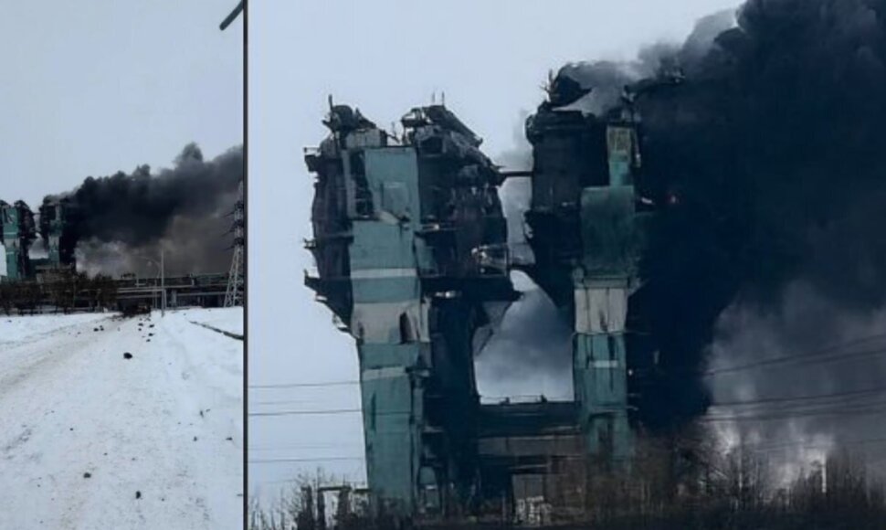 Ukrainos smūgis gamyklai Rusijoje