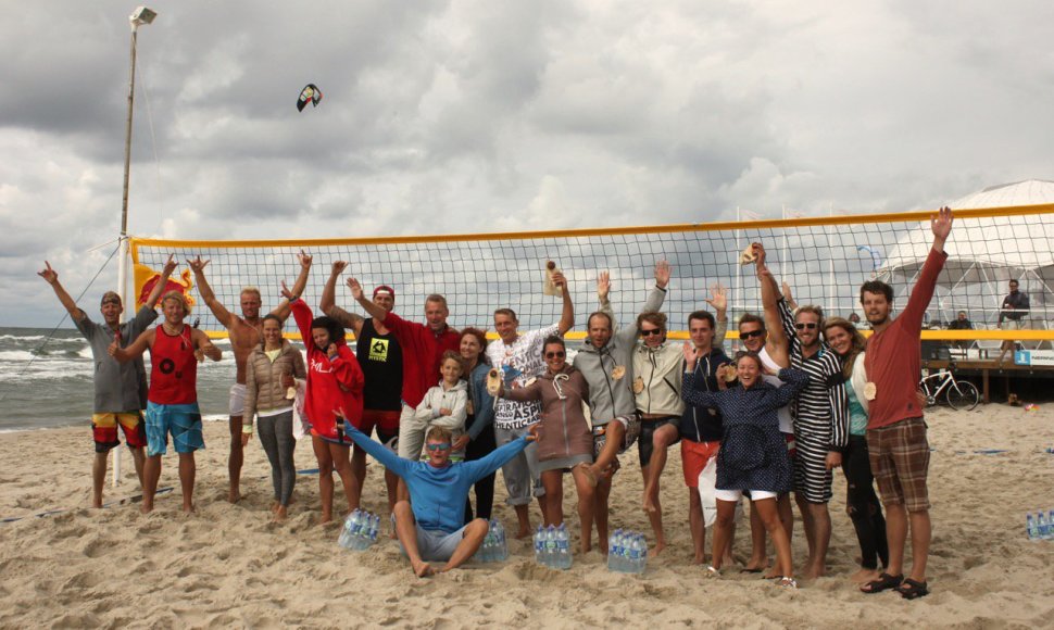 „Neringa FM Beachball CUP“ tinklinio rungtynių akimirka