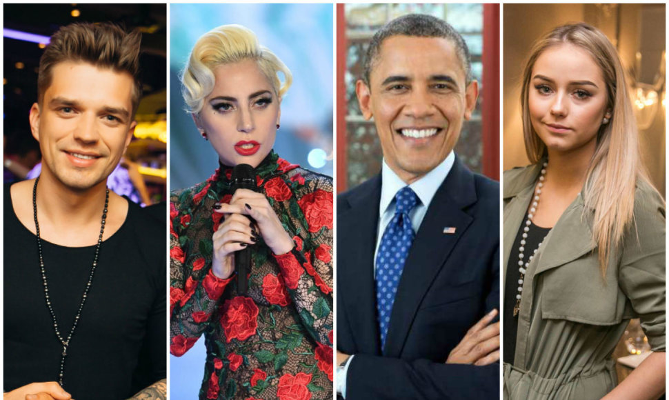 Jonas Nainys, Lady Gaga, Barackas Obama ir Iglė Bernotaitytė