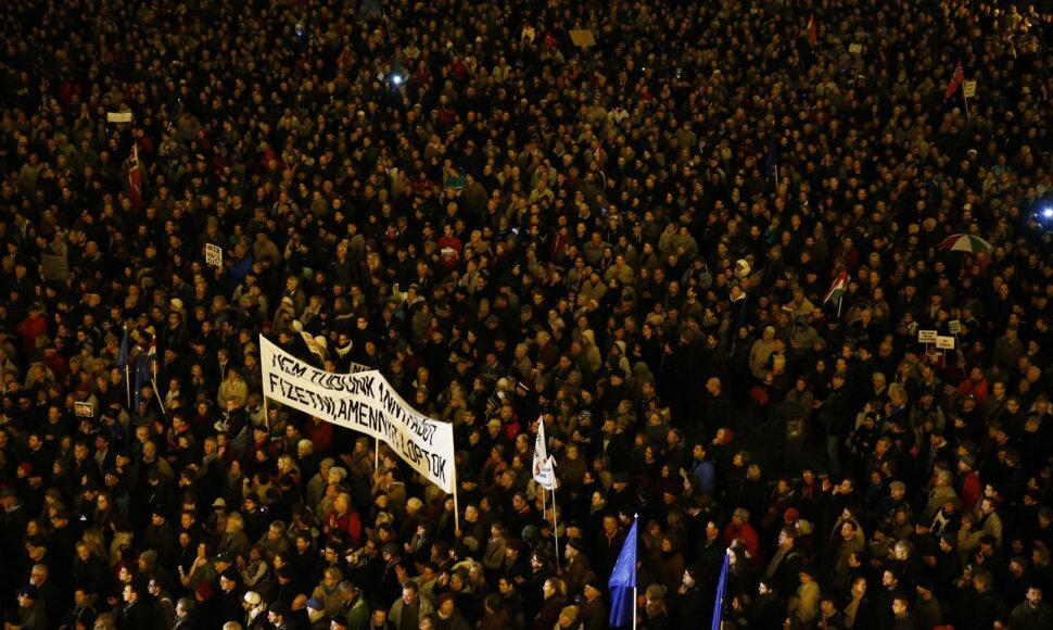 Protestas Budape&scaron;te