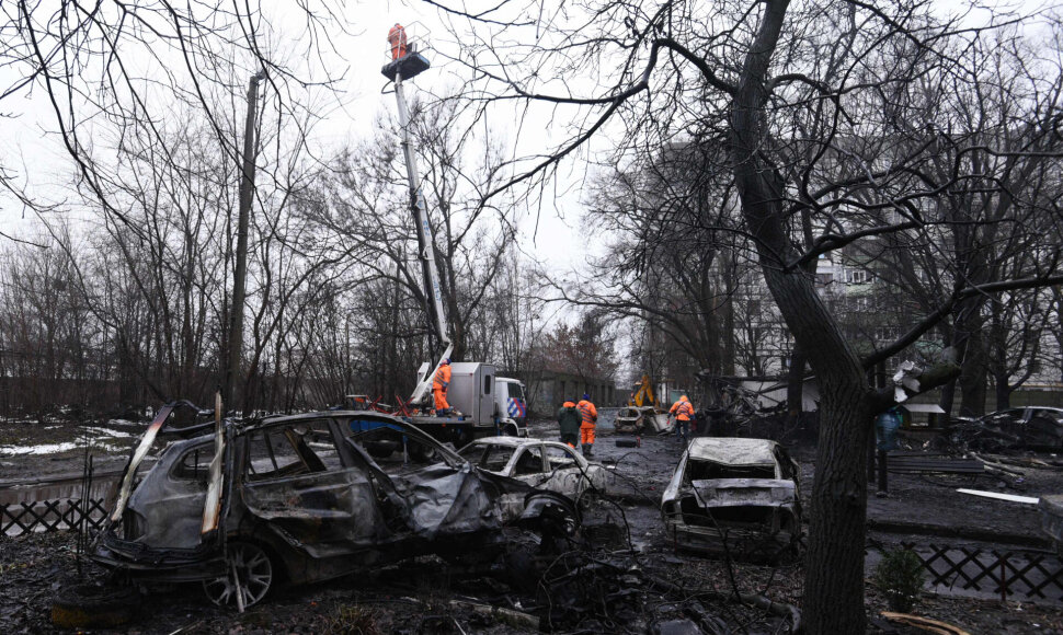 Karas Ukrainoje / MYKOLA SYNELNYKOV / AFP
