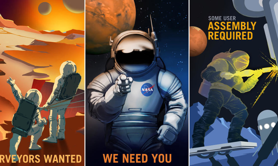 NASA plakatai