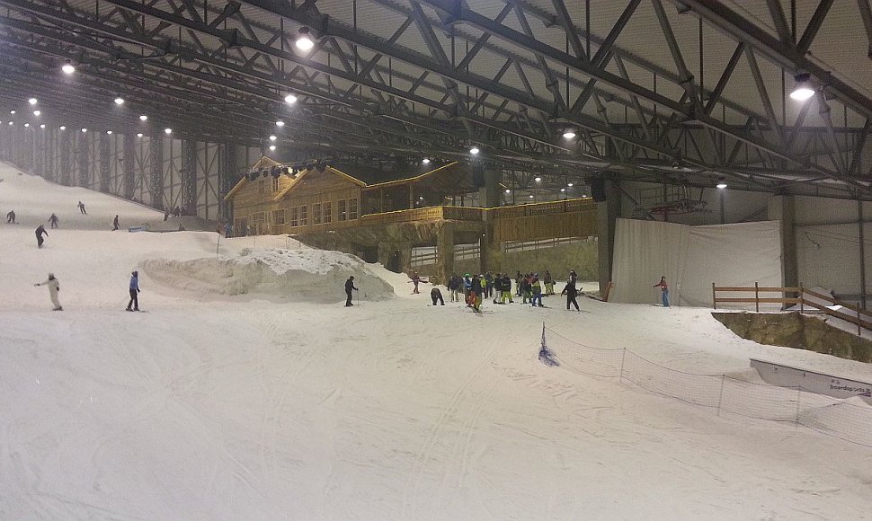 Naktinis slidinėjimas Druskininkų „Snow arenoje“  2013 m. gruodžio 01 d. 