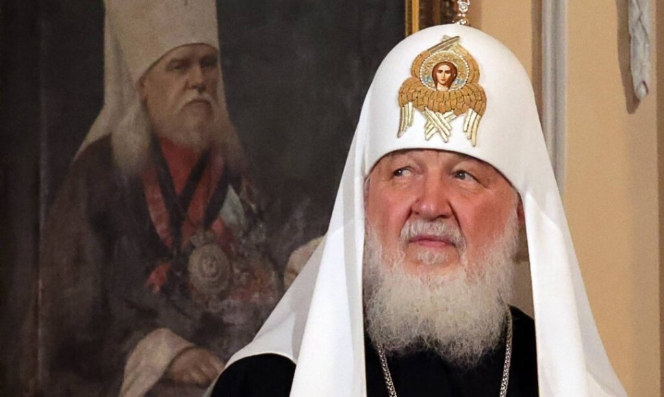 Patriarchas Kirilas lankosi Trinity Sergius Lavroje. / IMAGO/Vyacheslav Prokofyev / IMAGO/SNA