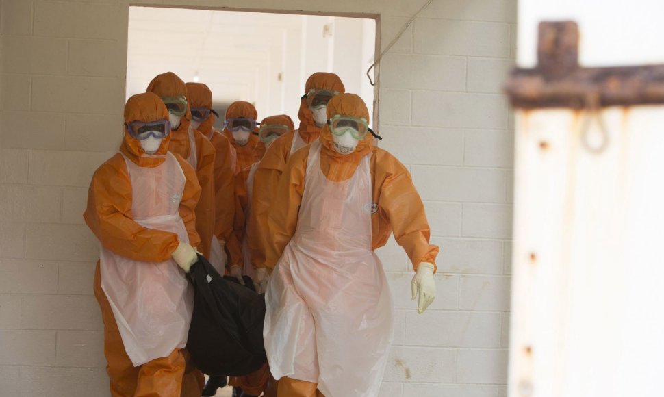 Ebolos viruso protrūkio vietoje