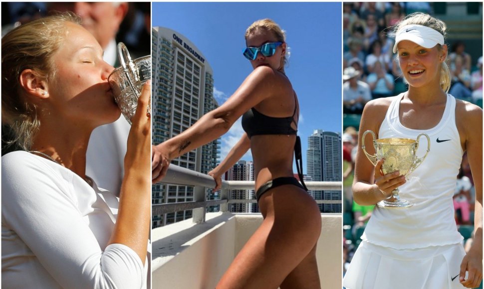 Sofija Žuk buvo perspektyvi teniso žaidėja, o dabar nori dirbti modeliu.