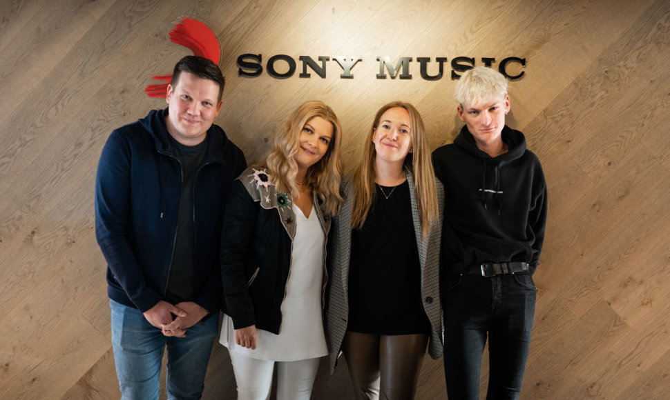 „Sony Music“, „Damn Good“ atstovai ir Benas Aleksandravičius