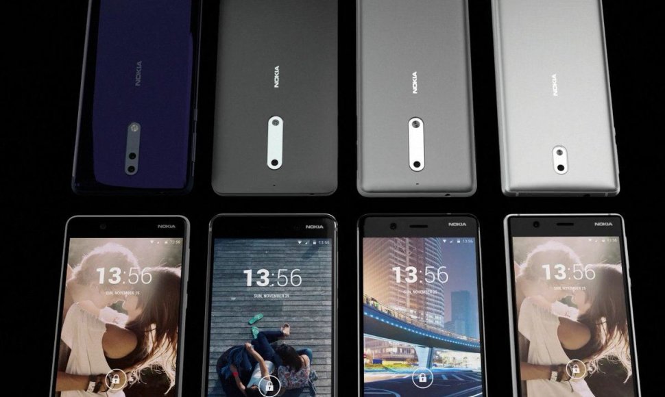 Nutekėjusi „Nokia“ telefonų išvaizda