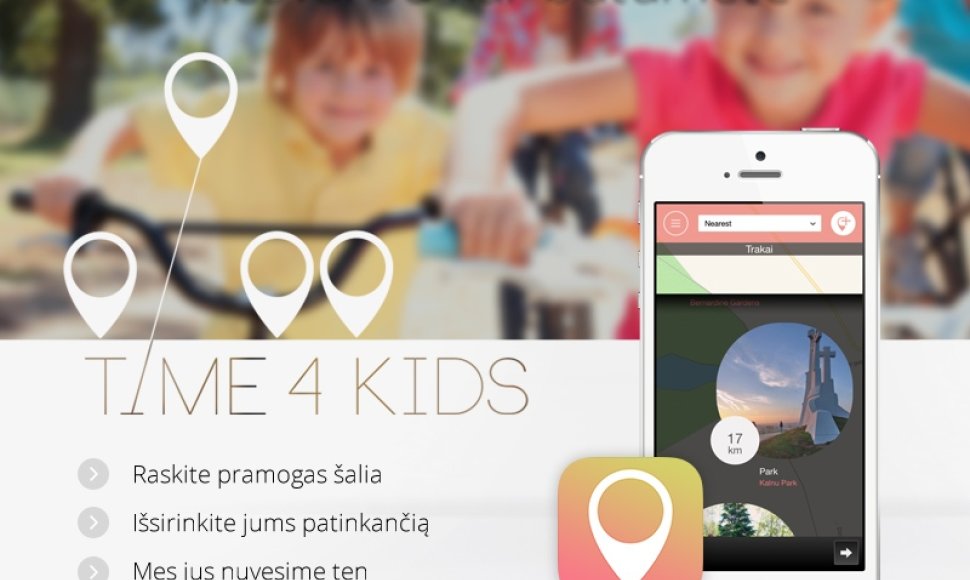 Mobilioji aplikacija „Time 4 Kids“