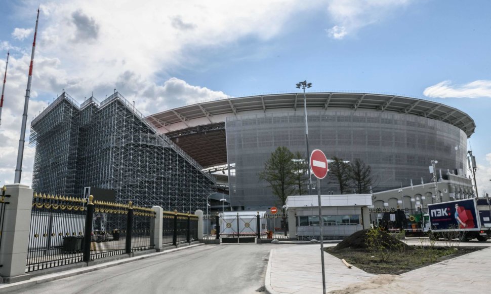 Jekaterinburgo stadionas pasitinka pasaulio čempionatą
