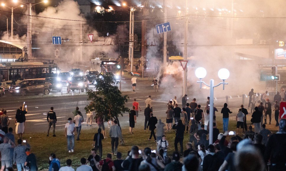 Baltarusijos fotografai dalinasi vaizdais iš protestų jų šalyje