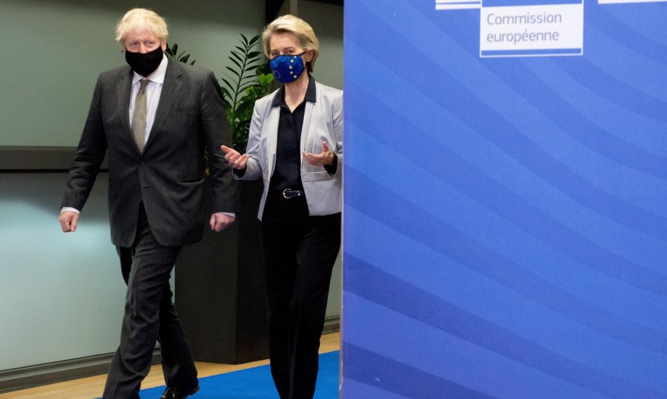 Borisas Johnsonas ir Ursula von der Leyen