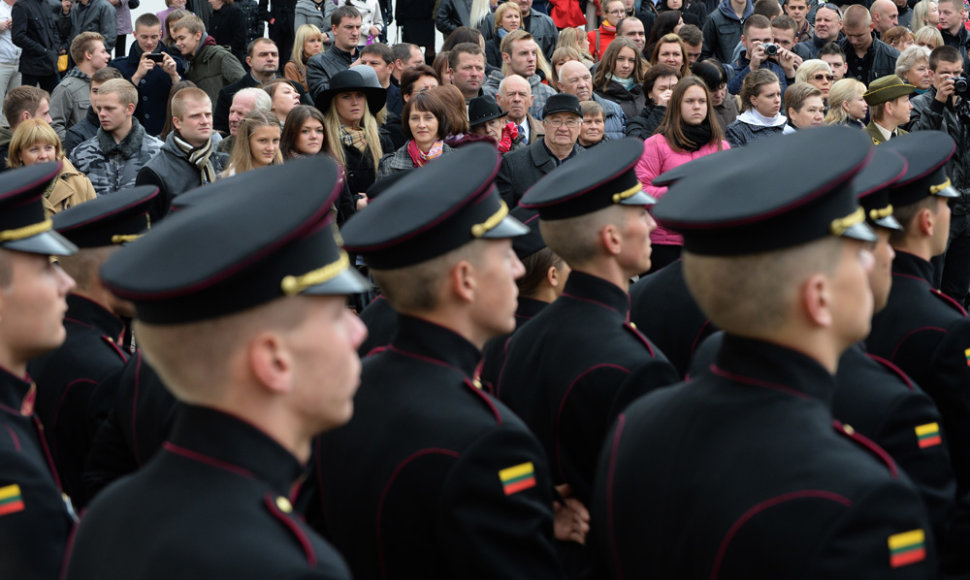 Generolo Jono Žemaičio Lietuvos karo akademijos pirmojo kurso kariūnų priesaikos ceremonija 