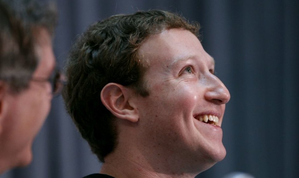 „Facebook“ įkūrėjas Markas Zuckerbergas