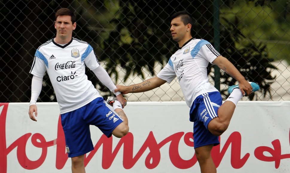 Lionelis Messi ir Sergio Aguero