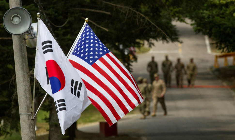 Pietų Korėjos vėliava, JAV, vėliava