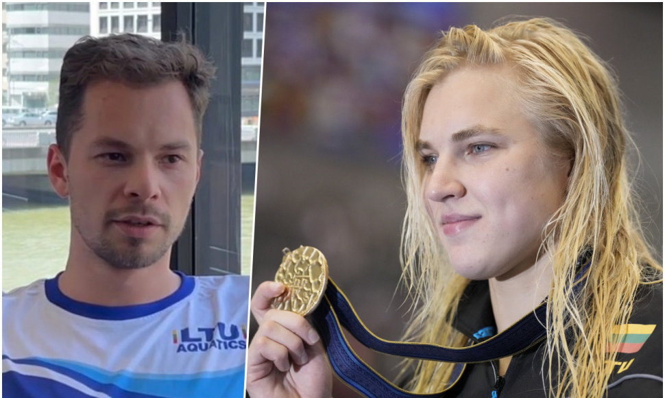 Tadas Duškinas ir Rūta Meilutytė