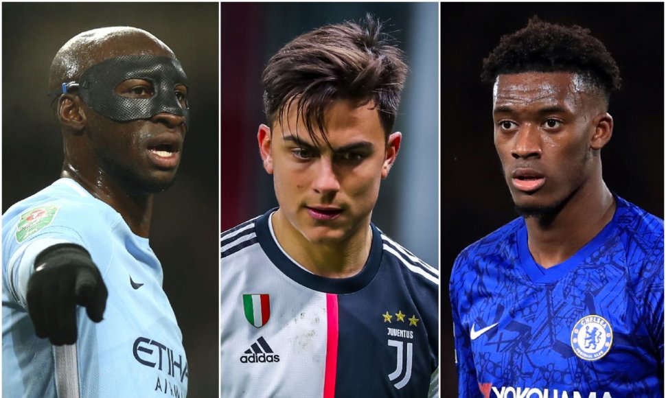 Eliaquimas Mangala, Paulo Dybala ir Callumas Hudsonas-Odoi'us