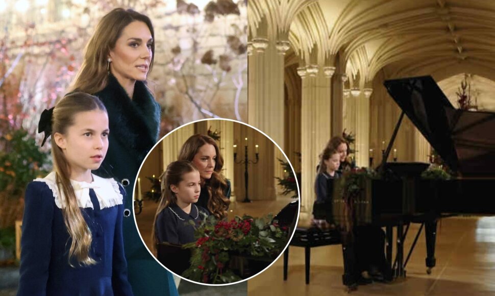 Kate Middleton ir Charlotte