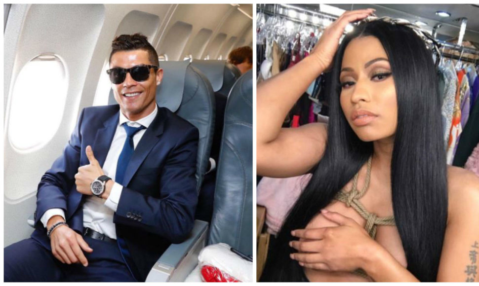 Cristiano Ronaldo ir Nicki Minaj