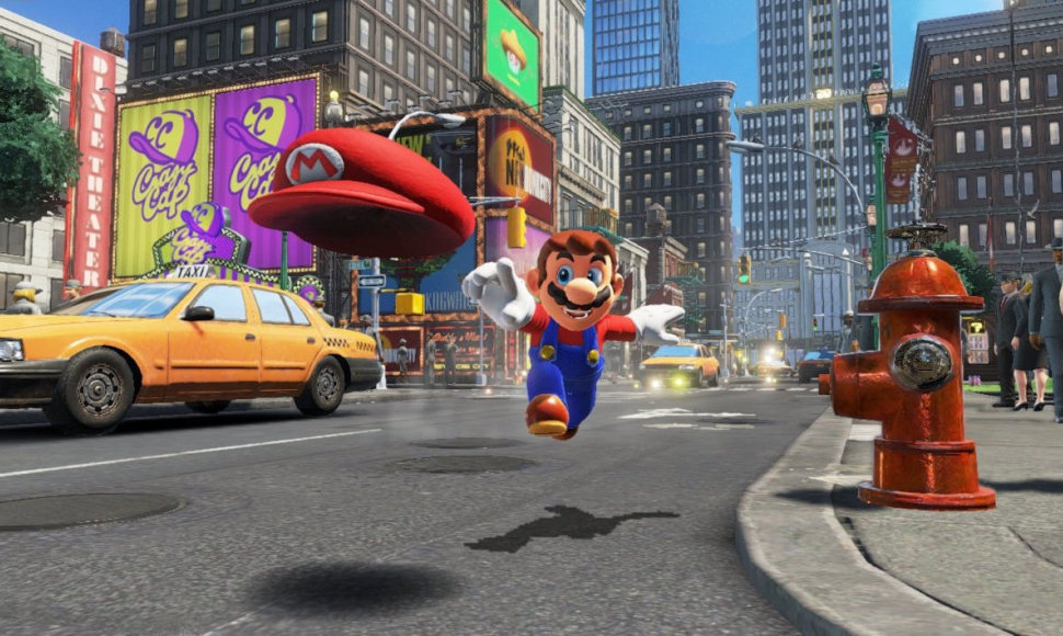 Žaidimo „Super Mario Odyssey“ kadras