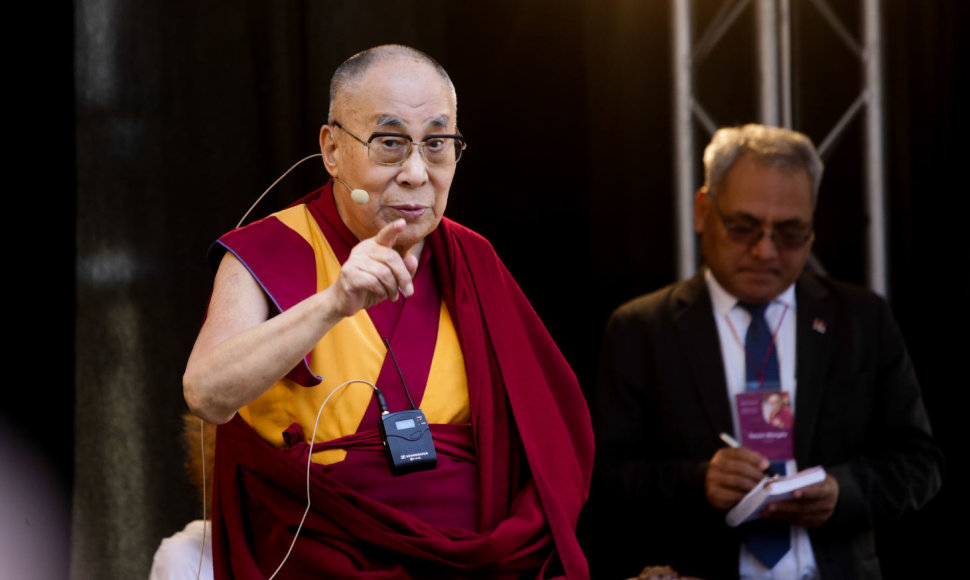 Dalai Lamos paskaita Vilniaus universitete