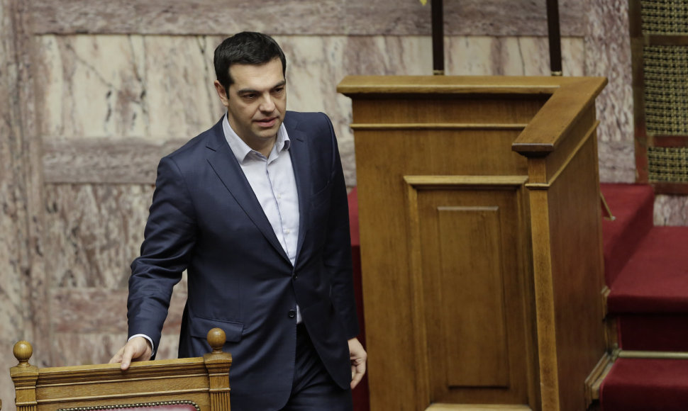 Graikijos premjeras Alexis Tsipras