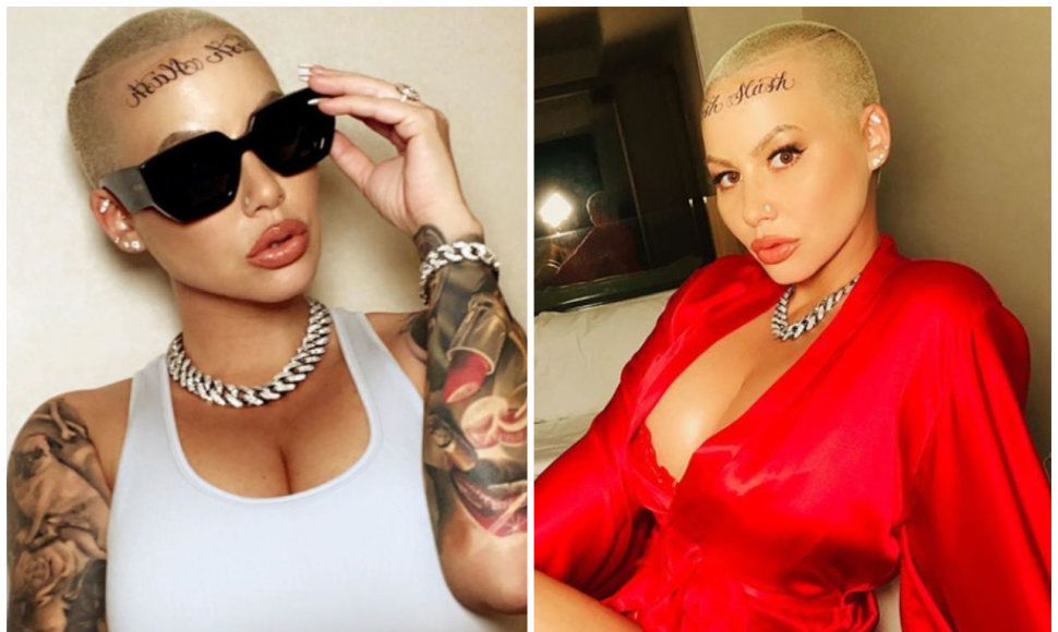 Amber Rose veido tatuiruotė