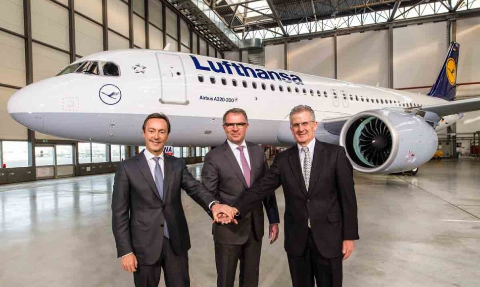 „Lufthansai“ pirmajai pristatytas populiariausio „A320neo“ modelio orlaivis